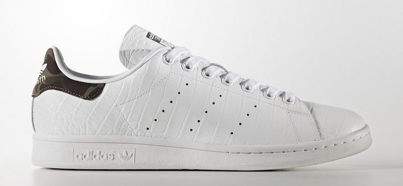 stan smith croco noir