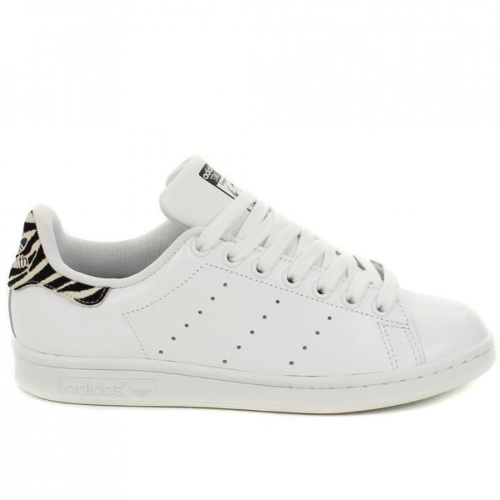 adidas stan smith croco femme blanche