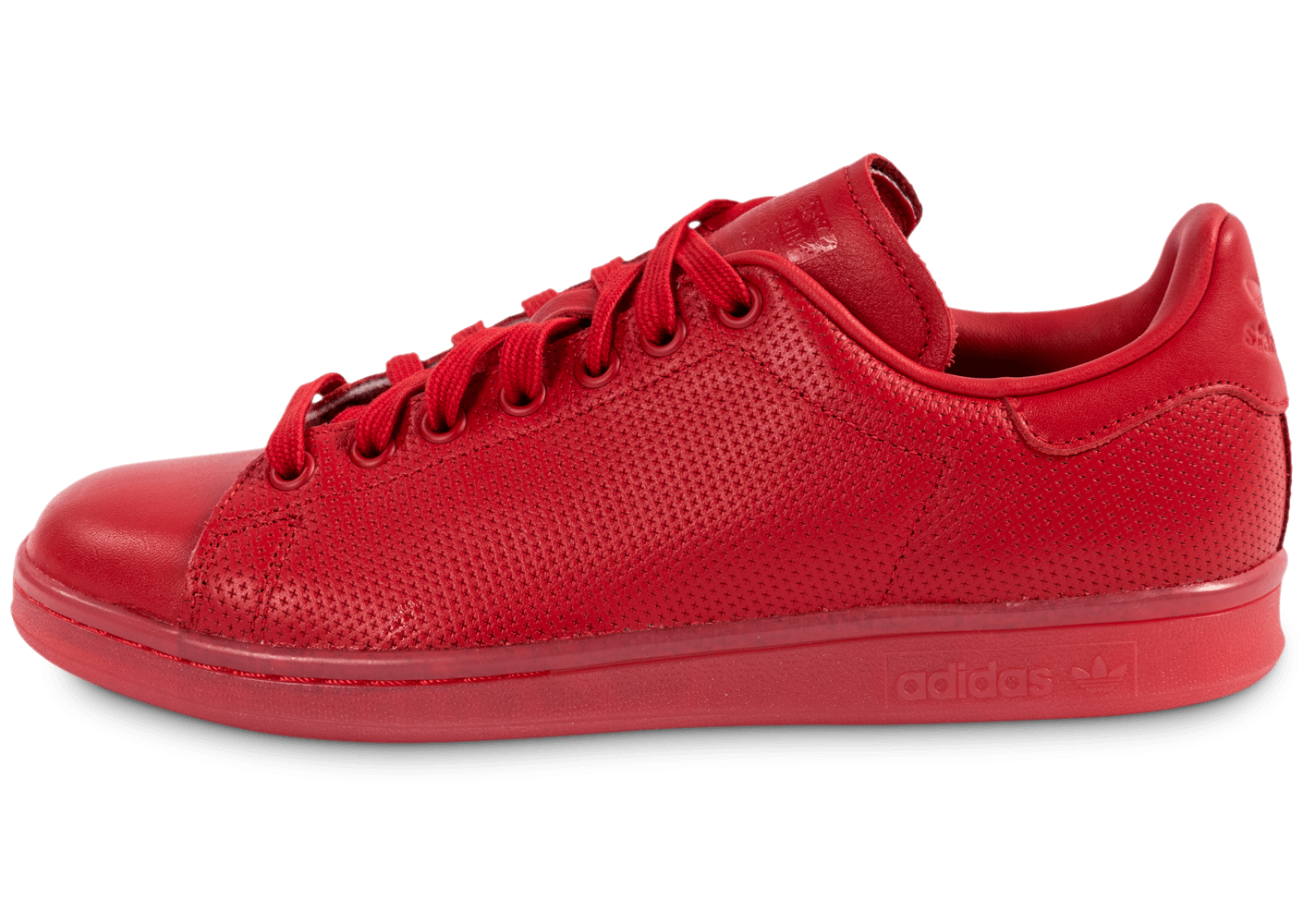 stan smith homme blanc rouge