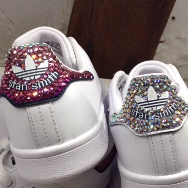 stan smith rose paillette