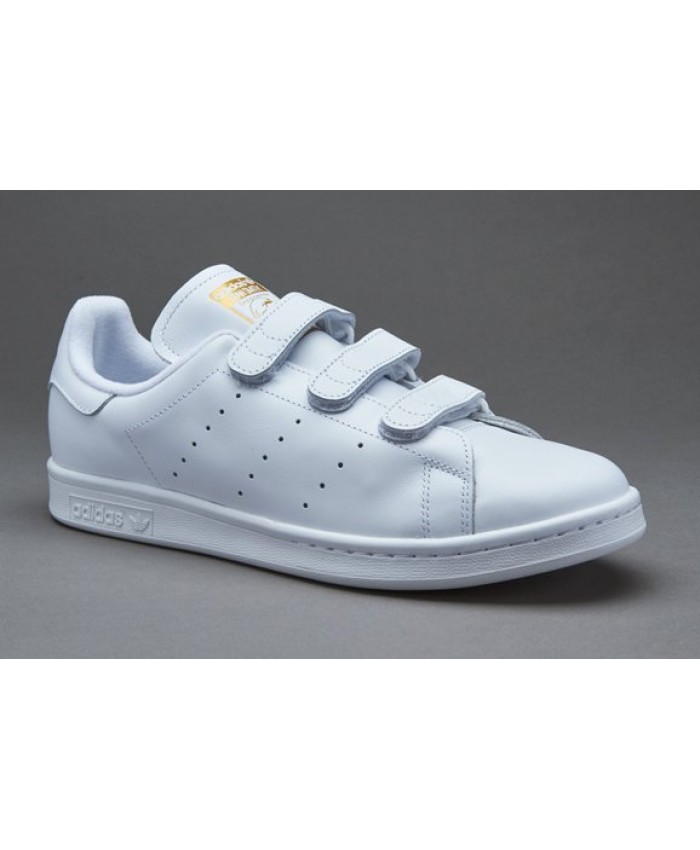 stan smith femme blanche et or