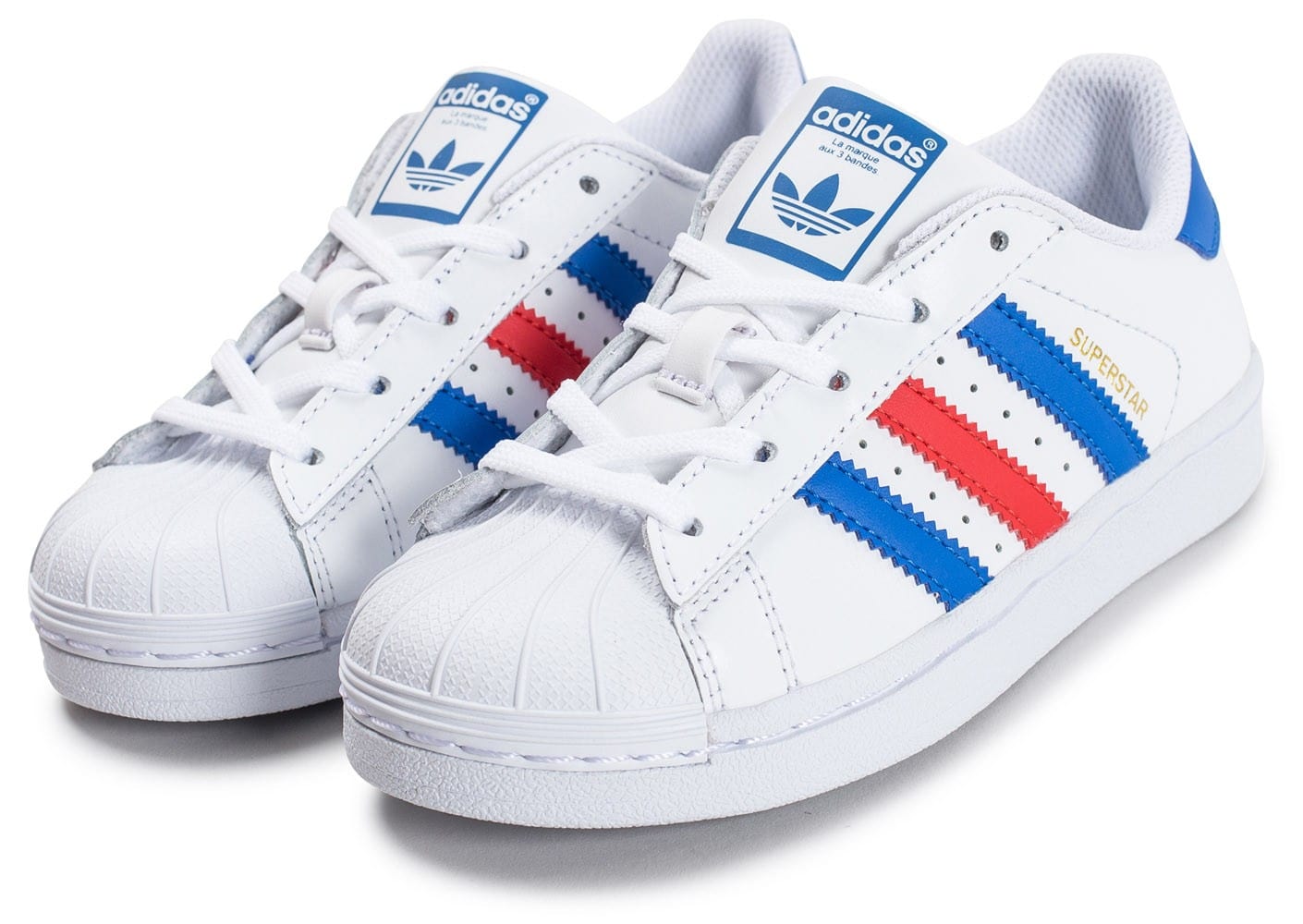 superstar adidas bleu