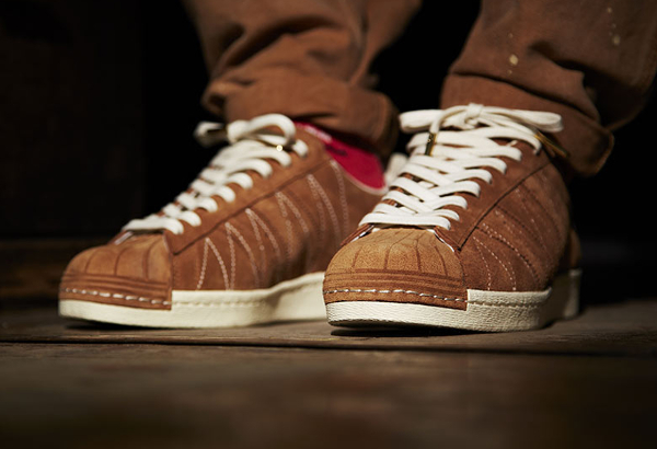adidas original superstar marron