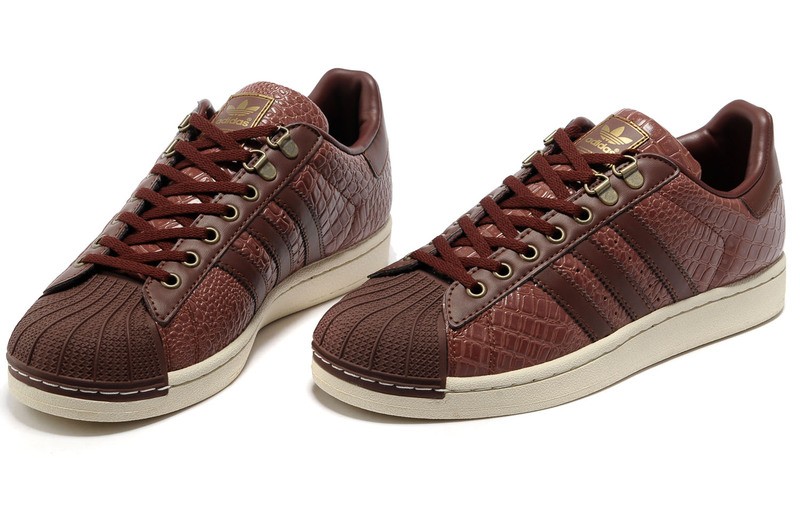 adidas original superstar marron