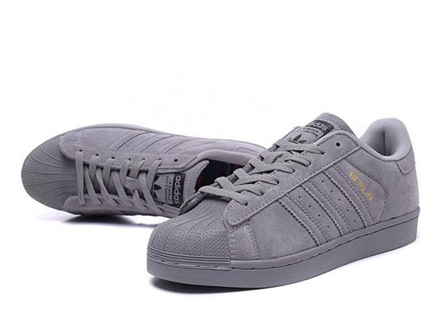 superstar noir daim femme