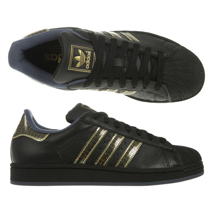 adidas noir et or homme