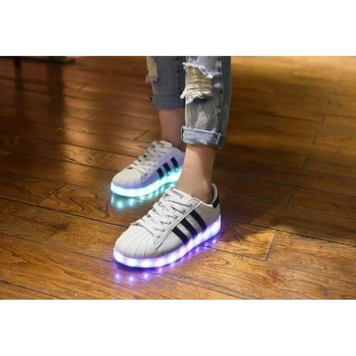 chaussure led adidas superstar