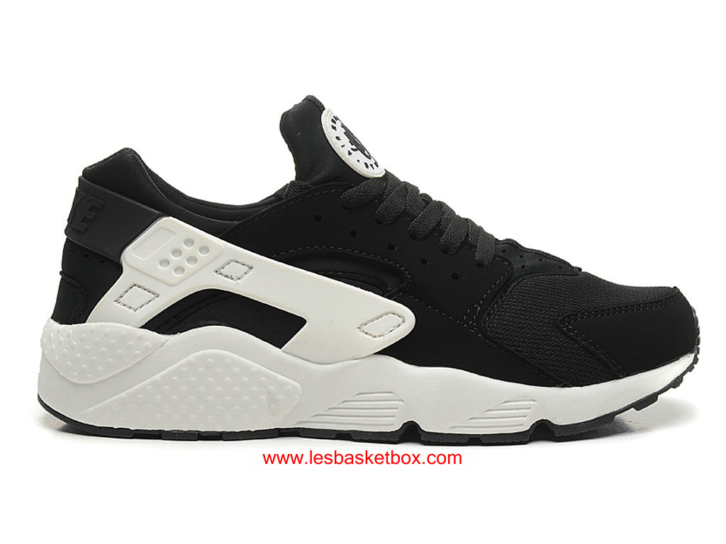 huarache noir blanche