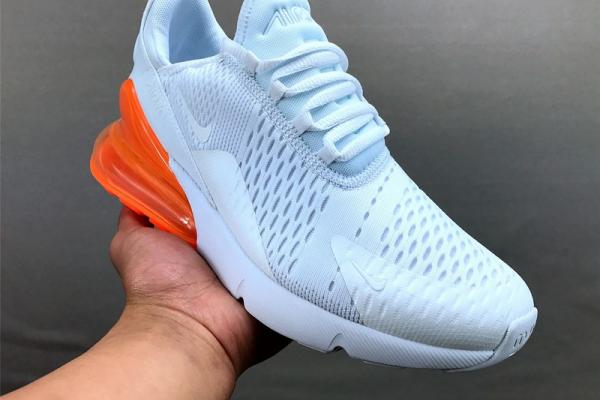 air max 270 orange blanche