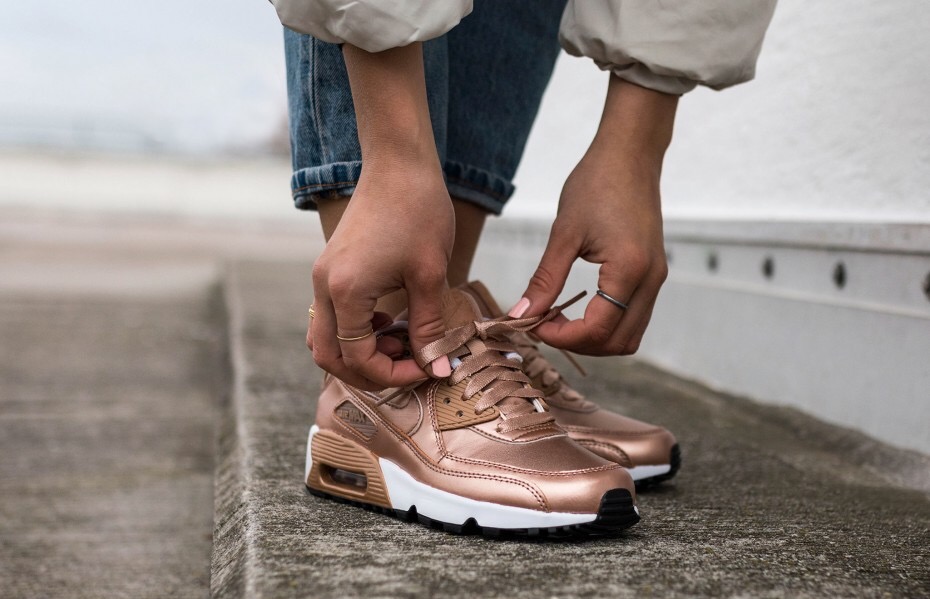air max 90 rose gold