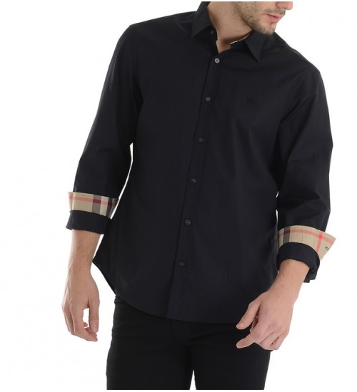 chemise burberry noir