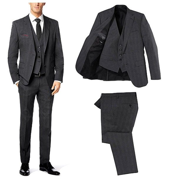 costume hugo boss noir