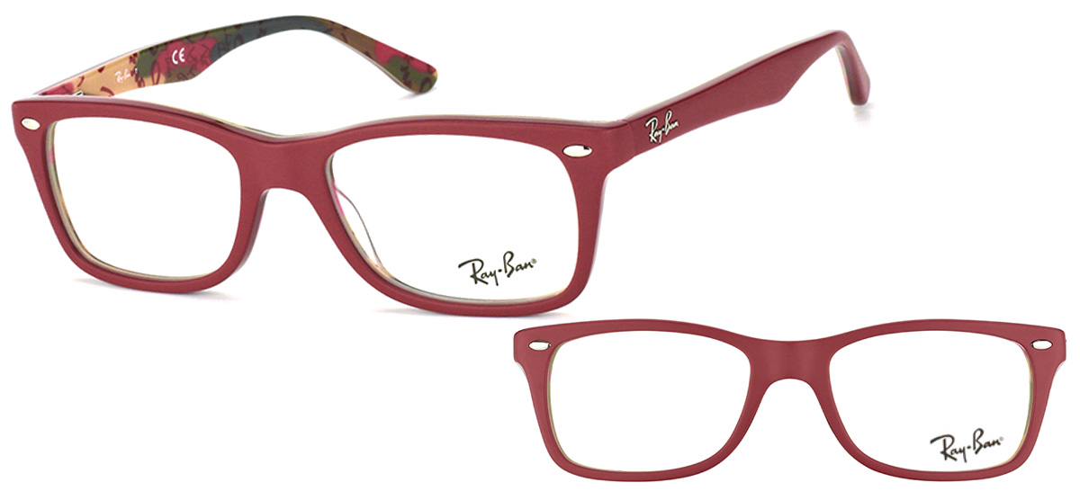 lunette ray ban rouge