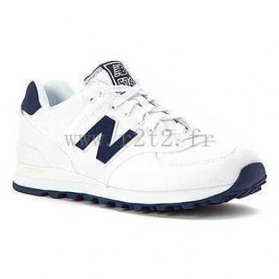 new balance 574 blanche et bleu