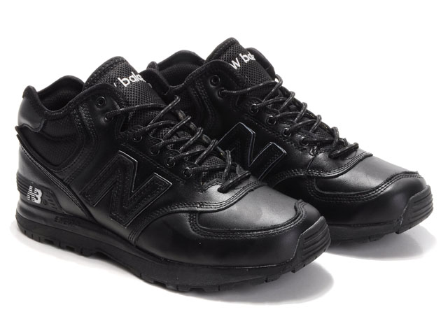 basket new balance homme cuir noir