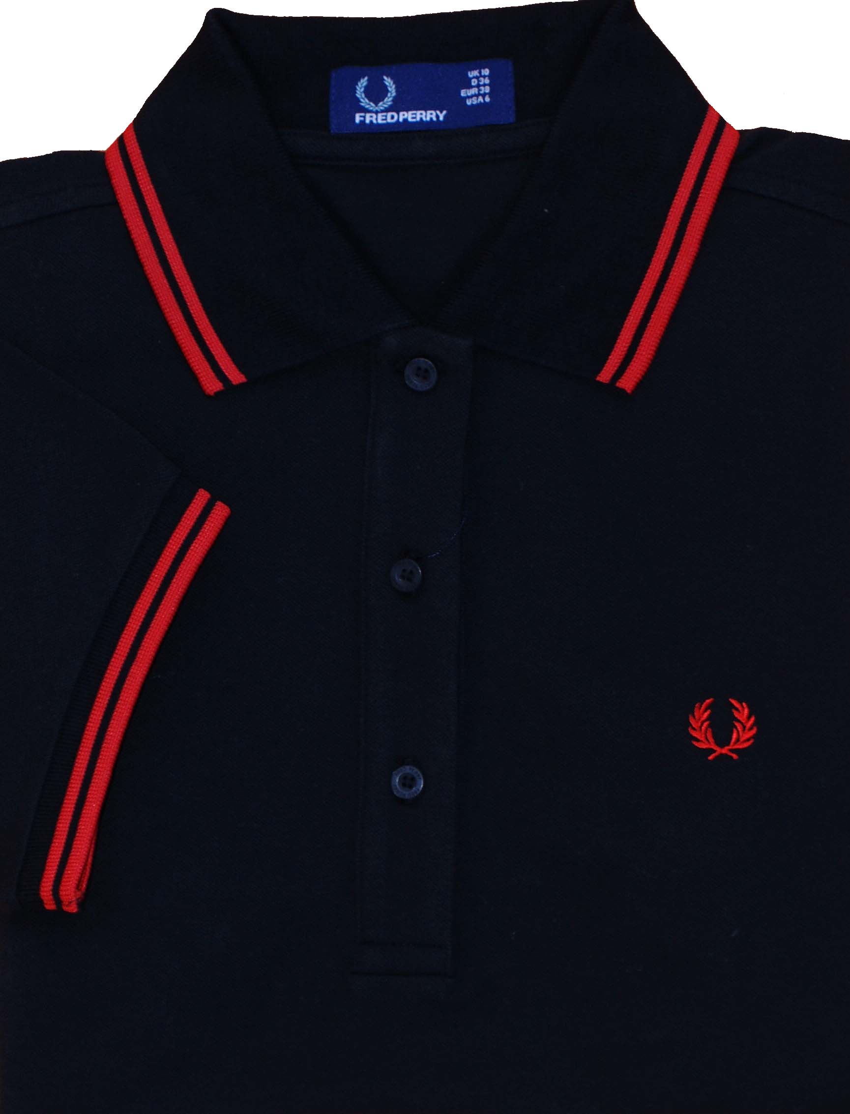 polo fred perry rouge