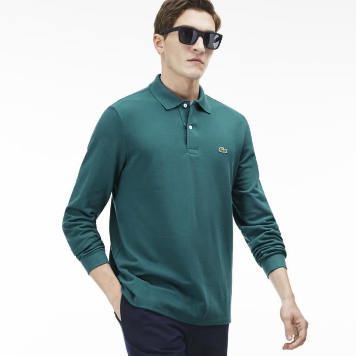 polos lacoste homme manches longues